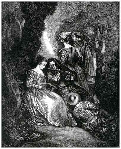 The Perfect Accord by Antoine Watteau.