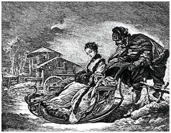 Winter Amusements by Francois Boucher.